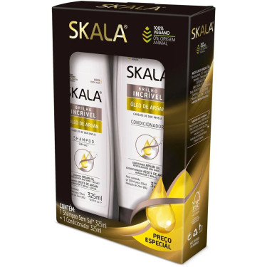 Kit Skala Shampoo + Condicionador Skala 325ML Oleo Argan