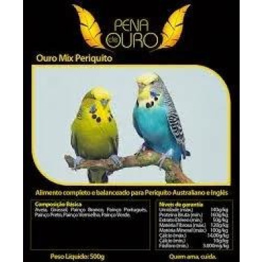 Ração Periquito Ouro Mix 500g