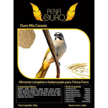 Ração Cereais Ouro Mix 500g