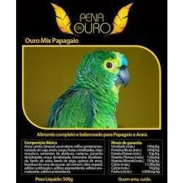 Ração Papagaio Ouro Mix 500g