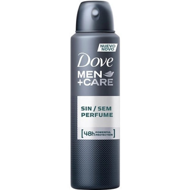 Desodorante Dove Aero 150Ml Men Sem Perfume
