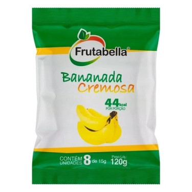 Doce Bananada Frutabella Cremosa 120g