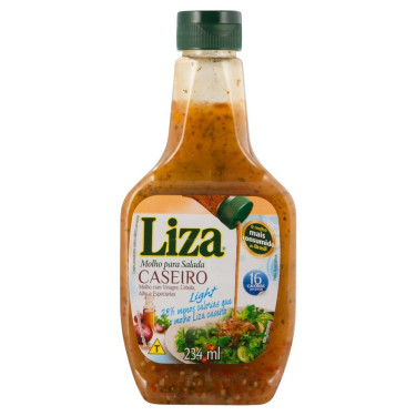 Molho Caseiro Light Liza 234ml