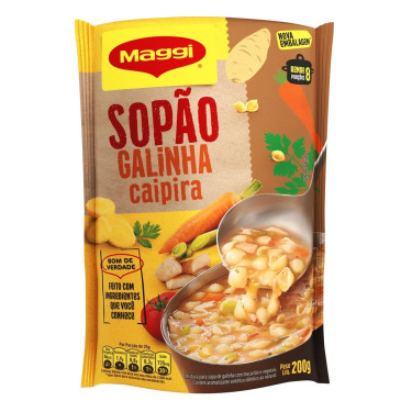 Sopa Maggi 200g Galinha Caipira