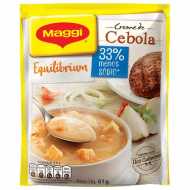 Sopa Maggi Creme Cebola 61g Menos Sodio