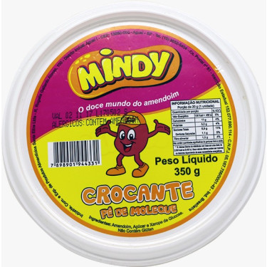 Doce Paçoca Rolha Mindy 350ML