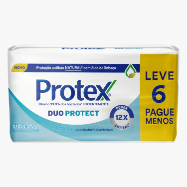 Sabonete Protex 85g Leve 6 Pague 5 Dupla Ação
