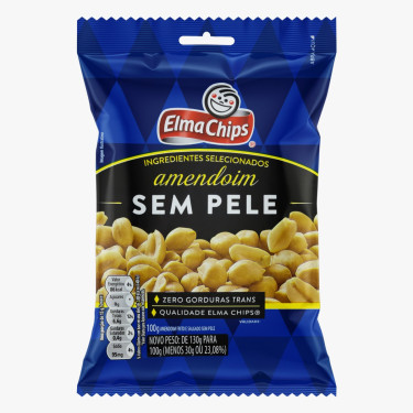 Salgadinho Amendoim Elma Chips Sem Pele 100g
