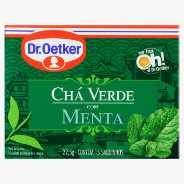 Cha Oetker 22,5g Verde Menta