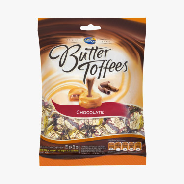 Bala Butter Toffes Arcor 500g Chocolate
