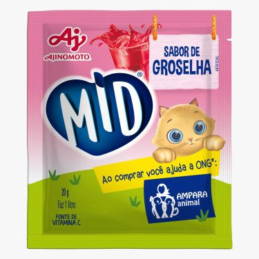 Refresco Mid 20g Groselha 