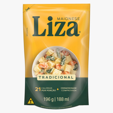 Maionese Liza 169G Sache Tradicional