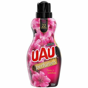 Amaciante Concentrado Uau 500ML Flores Sonhos