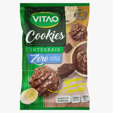 Biscoito Vitao Integral Banana Chocolate 150G Diet