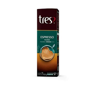 Cápsula Café 3 Corações Expresso Pleno 10x8g Unidade