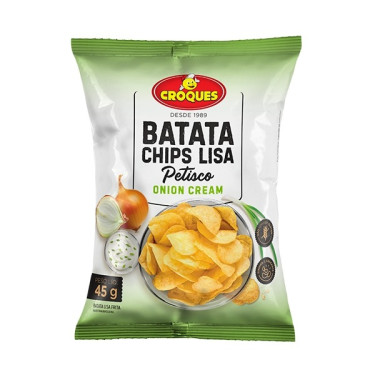 Batata Croques Chips Onion Cream 45g