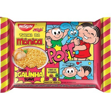 Macarrão Nissin Lamen 85g Truma da Monica Galinha 