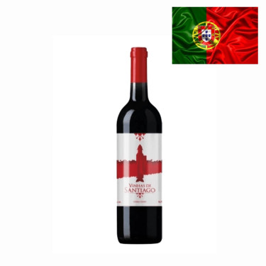 Vinho Portugues Vinhas Santiago Tinto 750ml