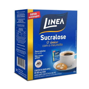 Adoçante Linea em po 50Und