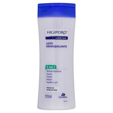 Demaquilante Higiporo Todos Tipos Pele Davene 120ml