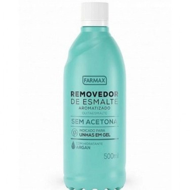Removedor sem acetona  Argan Farmax 500ml
