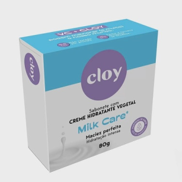 Sabonete Cloy 80g Hidratante Milk Care