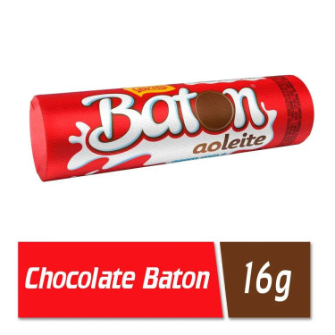 Chocolate Garoto Baton 16G Leite