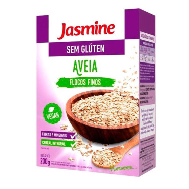 Aveia Flocos Finos S/Gluten Jasmine 200g