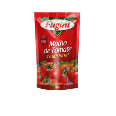 Molho Tomate Fugini Tradicional 300g Sachê
