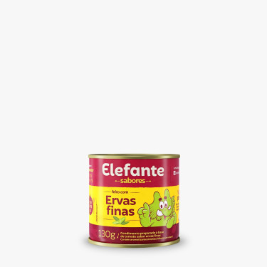 Extrato Tomate Elefante 130g Ervas Finas