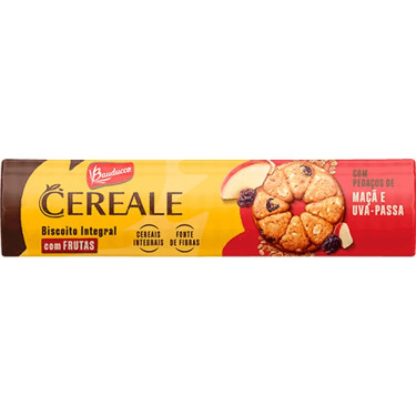 Biscoito Bauducco Cereale 140g Maça e Uva