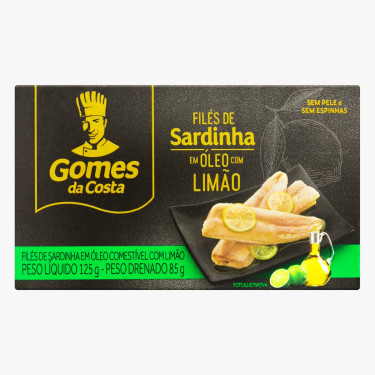 File Sardinha Gomes Costa 85G Limão