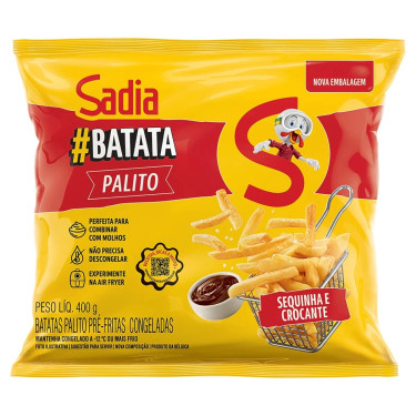 Batata Palito Congelada Sadia 400g