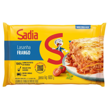 Macarrão Lasanha Sadia 600G Frango