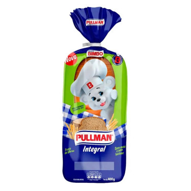 Pão Pullman 400G Forma Integral 