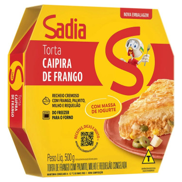 Torta Sadia 500G Caipira de frango 