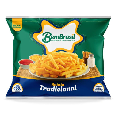 Batata Bem Brasil Palito Congelada 400G 