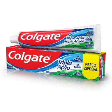 Creme Dental Colgate 90G Tripla Ação Menta