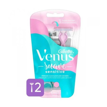 Aparelho Barba Venus Sensitive Gillette 2Unid
