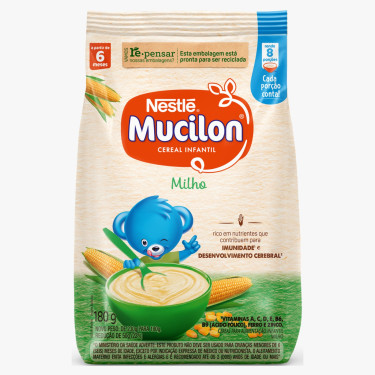 Cereal Milho Sache Mucilon 180g