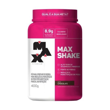 Max Shake Chocolate Max Titanium 400g PT