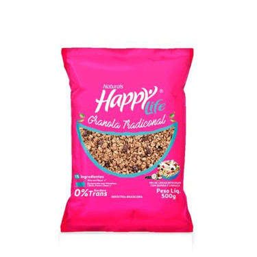 Granola Happy Life 500g Tradicional 