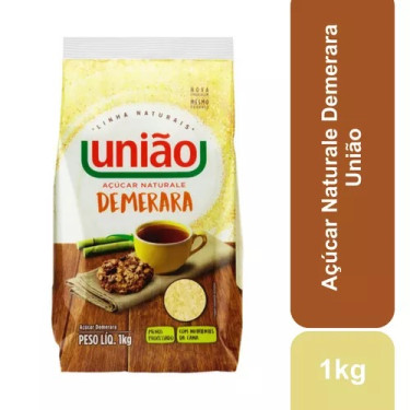 Açúcar Demerara Naturale Uniao 1kg