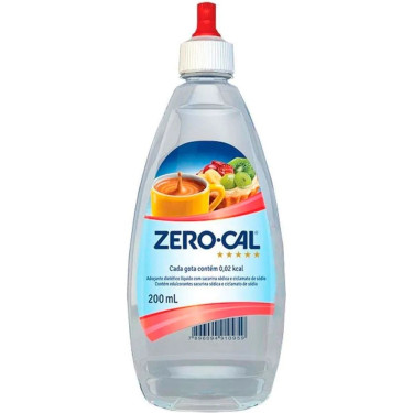 Adoçante Zero Cal 200ml Sacarina 