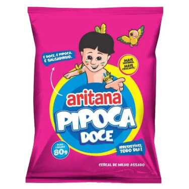 Pipoca Doce Aritana 80g
