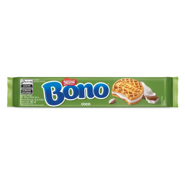 Biscoito Recheado Coco Bono Nestle 90g