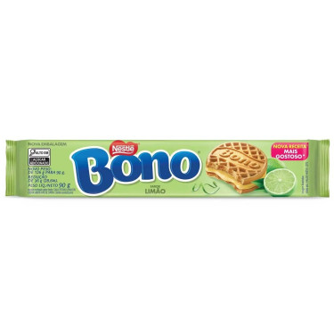 Biscoito Recheado Limão Bono Nestle 90g