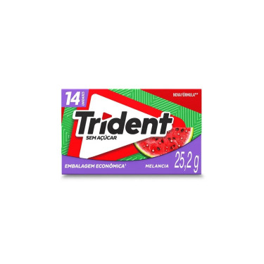 Chiclete Trident Melancia 14und 