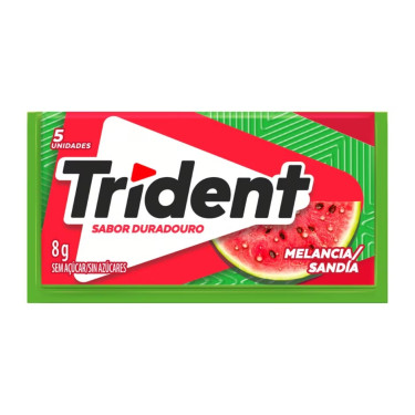Chiclete Trident Melancia 8G 5 Unidades