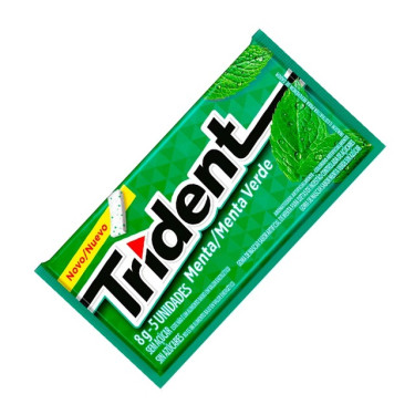 Chiclete Trident Menta 8G 5 Unidades